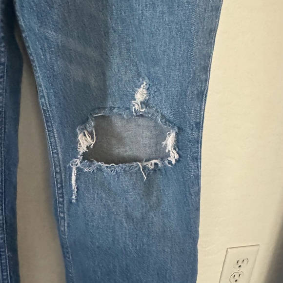 Abercrombie and Fitch 90’s Straight ultra High Rise Curve Love Jeans Size 31 - Picture 4 of 6